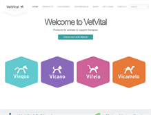 Tablet Screenshot of en.vetvital.com